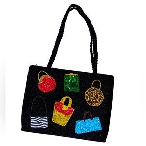 Inge Christopher Beaded "Multiple Pursues" Bag
